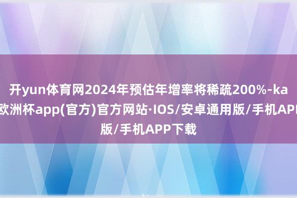 开yun体育网2024年预估年增率将稀疏200%-kaiyun欧洲杯app(官方)官方网站·IOS/安卓通用版/手机APP下载