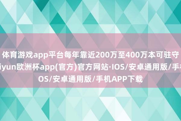 体育游戏app平台每年靠近200万至400万本可驻守的耗损-kaiyun欧洲杯app(官方)官方网站·IOS/安卓通用版/手机APP下载